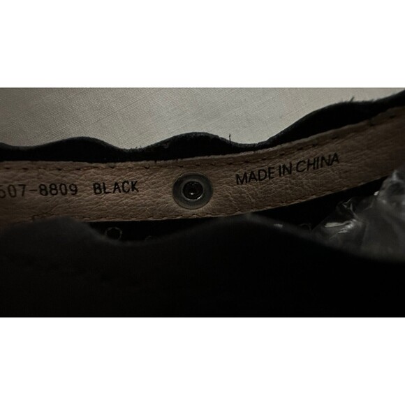 Pikolinos Romana Slingback Leather Floral Sandals Black Green EU 38/ US 7.5-8 - Picture 5 of 7